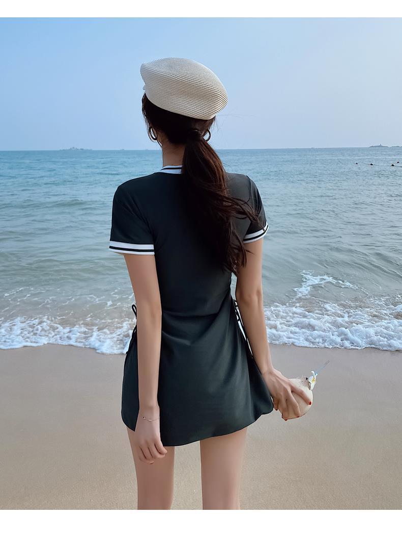 Product Introduction of Swimsuit Women's Hot Spring Belly Covering Slim South Korea Ins Super Fairy Conservative Student Split Sports 2021 New Two-Piece Suit 20