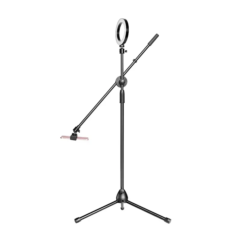 Tripod Stand Holder Smartphone Boom Arm & Ring Light - Stand HP Smartphone - Lightupfoto CN-171 2