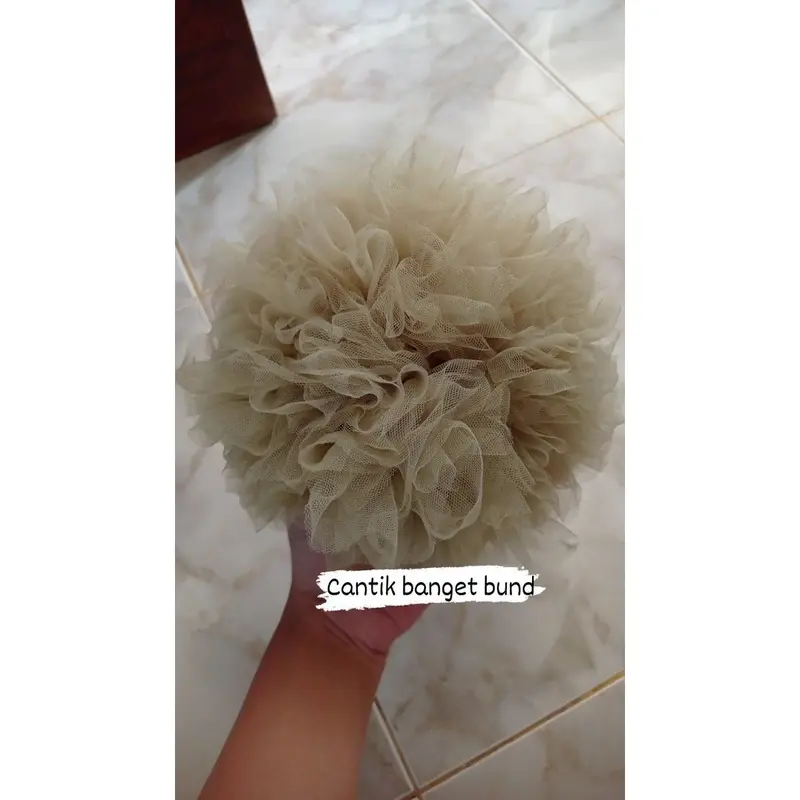 Special PROMO Promo Scrunchie Cepol Hijab Tile Tille Jumbo/Ikat Rambut Hijab soft tule Premium Gread A 1