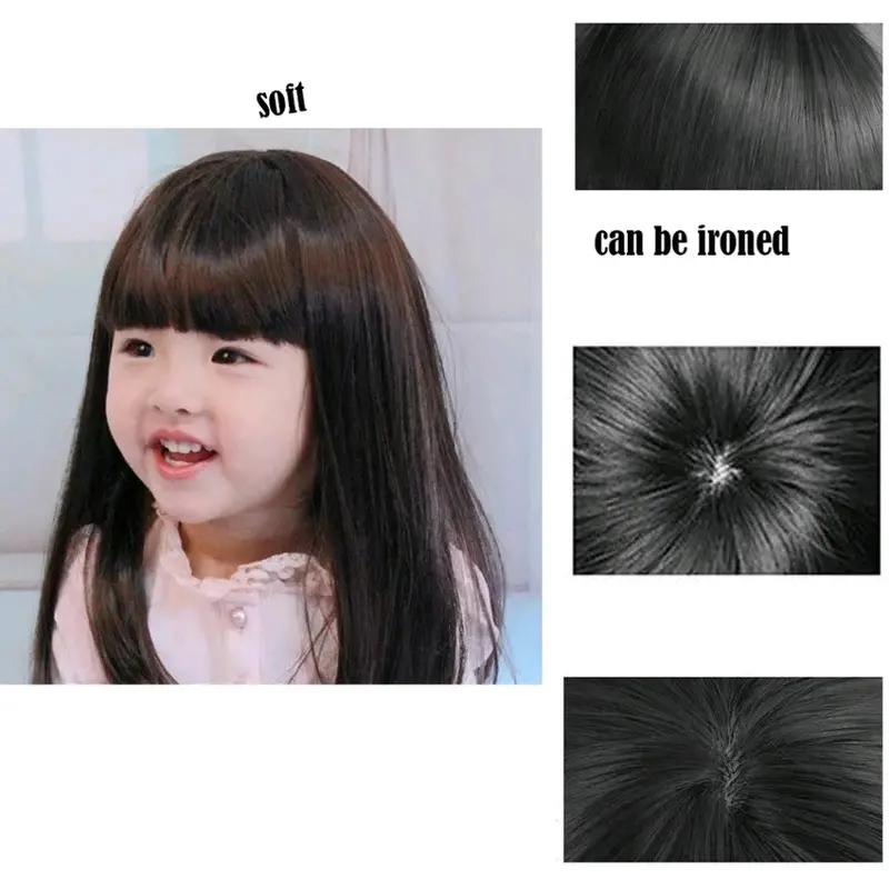 Wig Anak Perempuan Rambut Palsu Cantik Fashion Poni 7