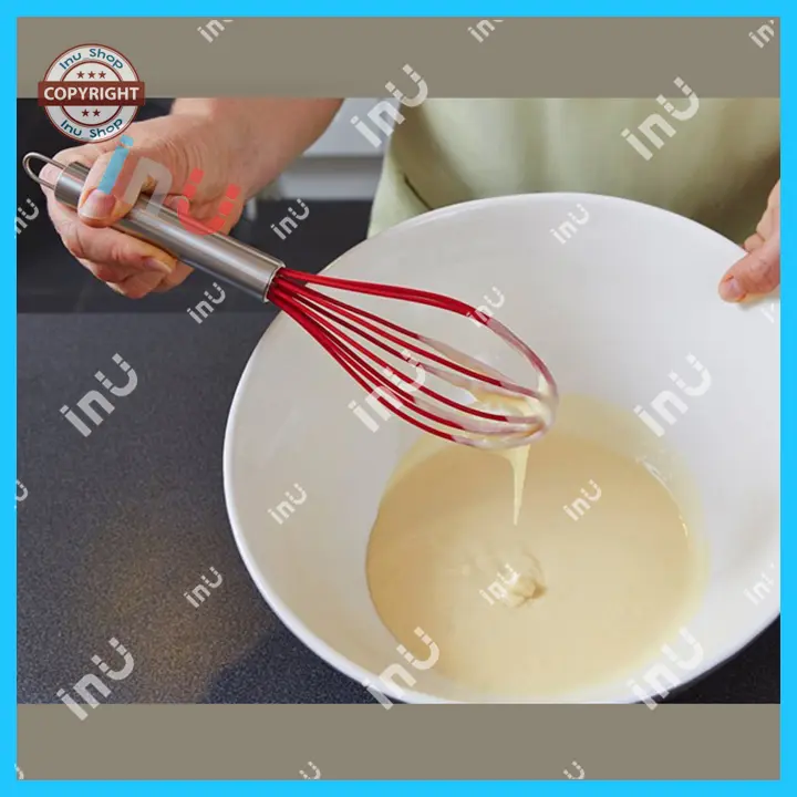 HCM - Cây đánh trứng inox tay cầm chắc chắn, không lỏng tay 4