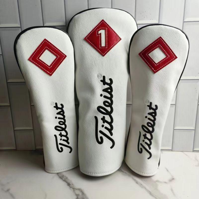 Product Introduction of Golf Club Head Cover No. 1 Wooden Pole Sets Cue Rod Head Protective Sleeve Rod Head Sets Red New Style Qgt24143 10