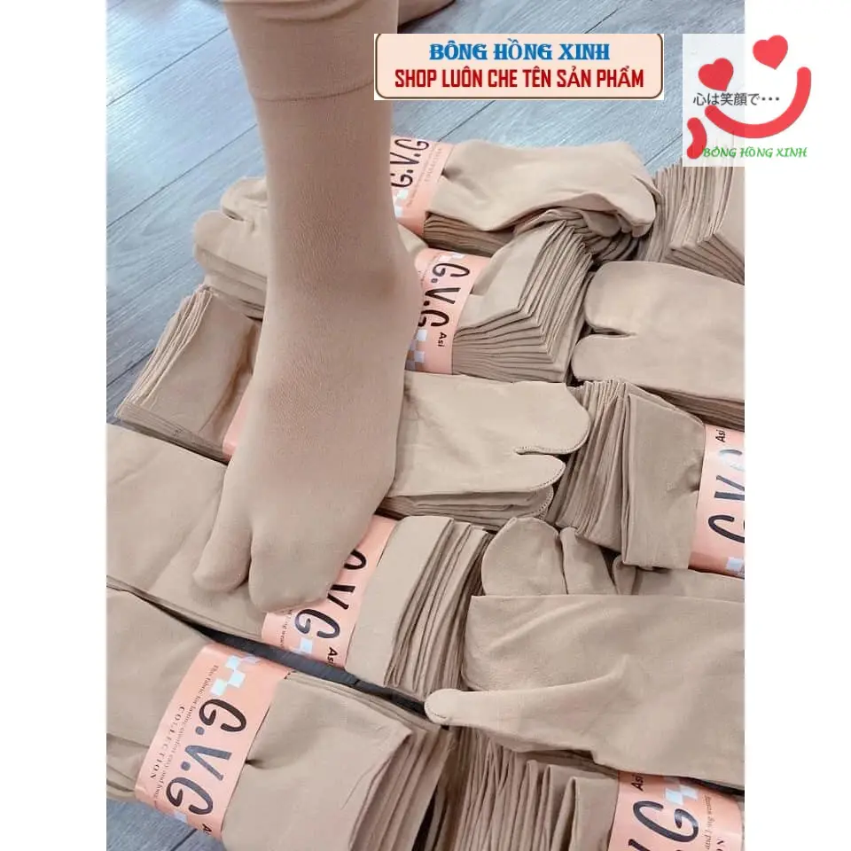 Combo 10 đôi Tất Nữ xỏ ngón chống nắng, cotton dày dặn mềm mịn êm chân