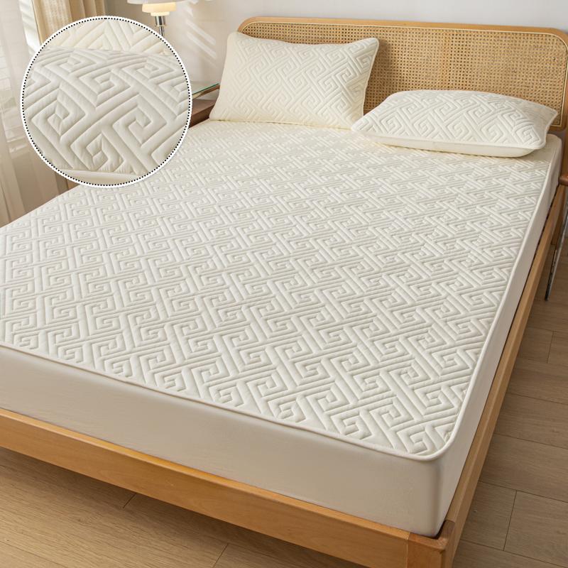 Product Introduction of Waterproof Jacquard Mattress Cover Pad Protector Breathable Durable Fitted Sheet Latex Mat Double Thicken Bed Cover180/220x200cm 20