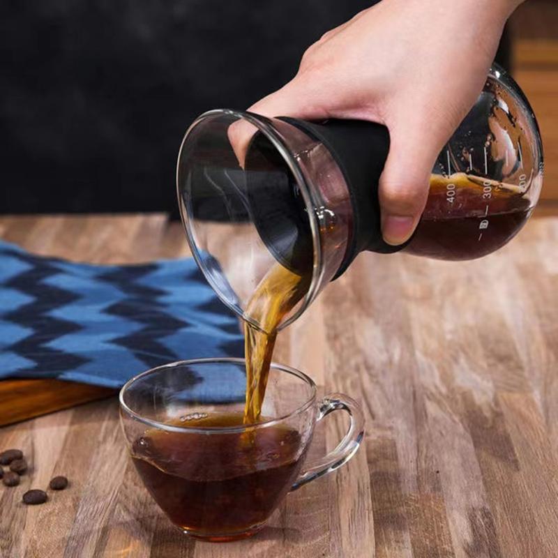 Product Introduction of เหยือกดริปกาแฟ 200/400ml ชุดดริปกาแฟ กาดริปกาแฟ ดริปกาแฟ เหยือกชงกาแฟ พร้อมที่กรอง ผลิตจากแก้ว แก้วชงกาแฟ coffee maker 4