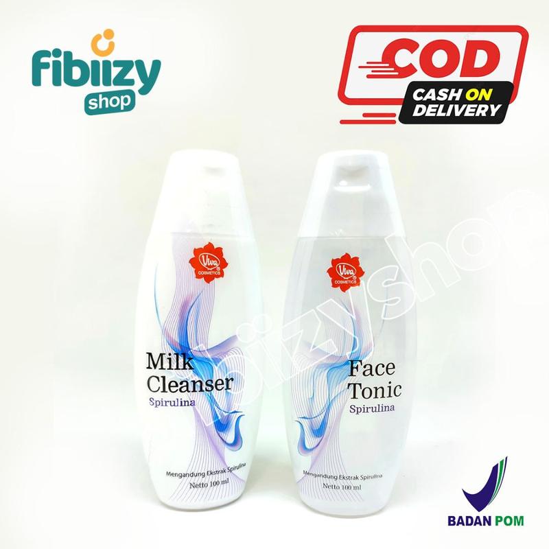 Paket Double Cleansing Viva Milk Cleanser dan Viva Face Tonic 5