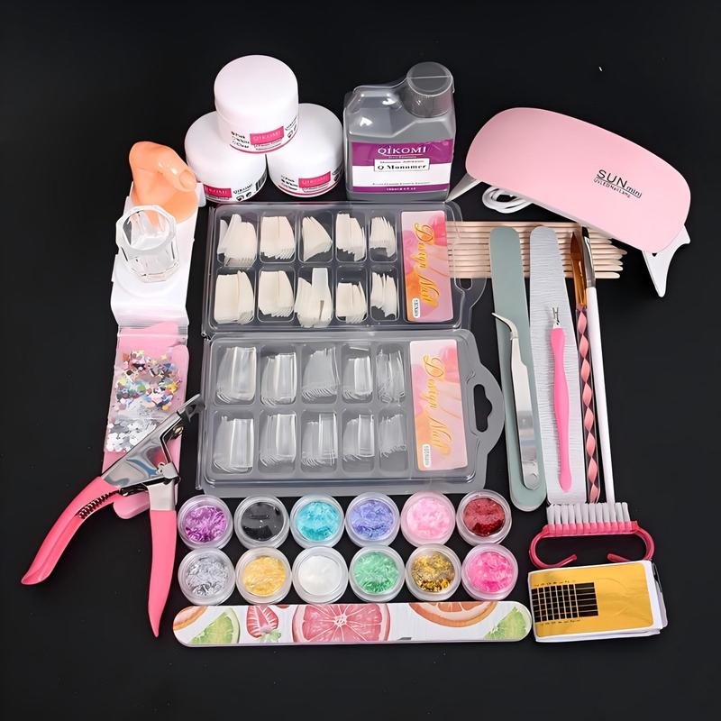 Product Introduction of 12 Color Glitter Acrylic Powder Nail Kit, 1 Set Nail Art Set with Tools for DIY Enthusiasts, Durable Nail Supplies & Decorations for Beginners & Pros & Salon 0