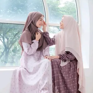 Greenism Sarimbit Motif Zayna & Zayn Dress Mom