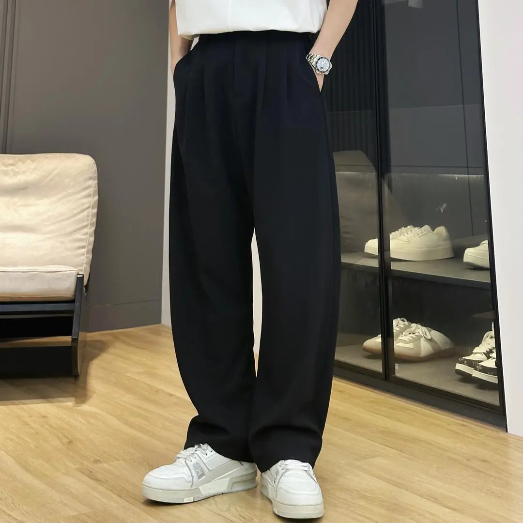 Korean version of men's summer casual pants breathable fast drying trousers men and women the same style