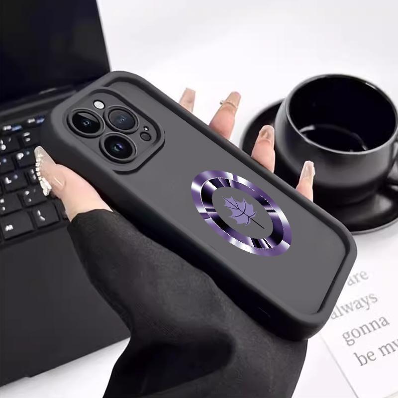 Casing Hp Tecno Pop 7 Pop 7 Pro Pop 8 Spark 20 Spark 20C Spark Go 2023 Go 2024 Case Silicon TPU Pro Kamera Keren Daun Maple Softcase Silikon Ponsel Cover 6
