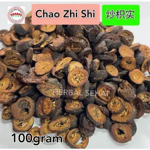 Tersedia Chao Zhi Shi 100 Gram Cik Sit / Fructus Immaturus Citri Aurantii
