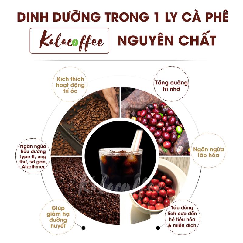 500g Cà phê Hạt Culi gu Đặc Bệt Kalacoffee Nguyên Chất 100% Đắng Mạnh Thơm nhẹ, Đậm đà, hậu ngọt 5