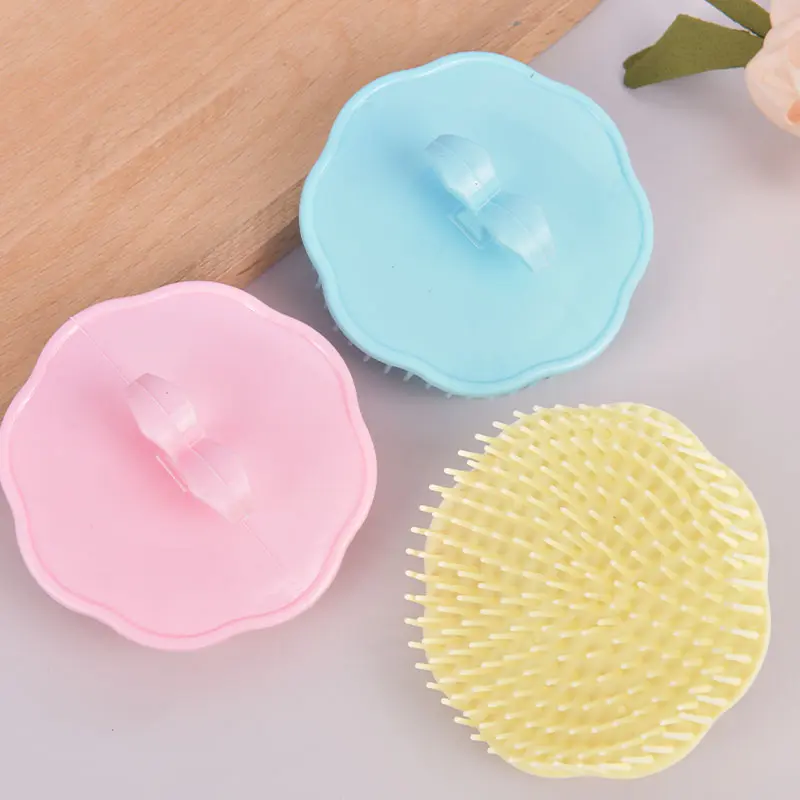 Bàn Chải Gội Đầu, Bàn Chải Da Đầu Dành Cho Người Lớn, Lược Keo Mềm, Mát Xa Đầu Da Đầu Tóc Dài 4