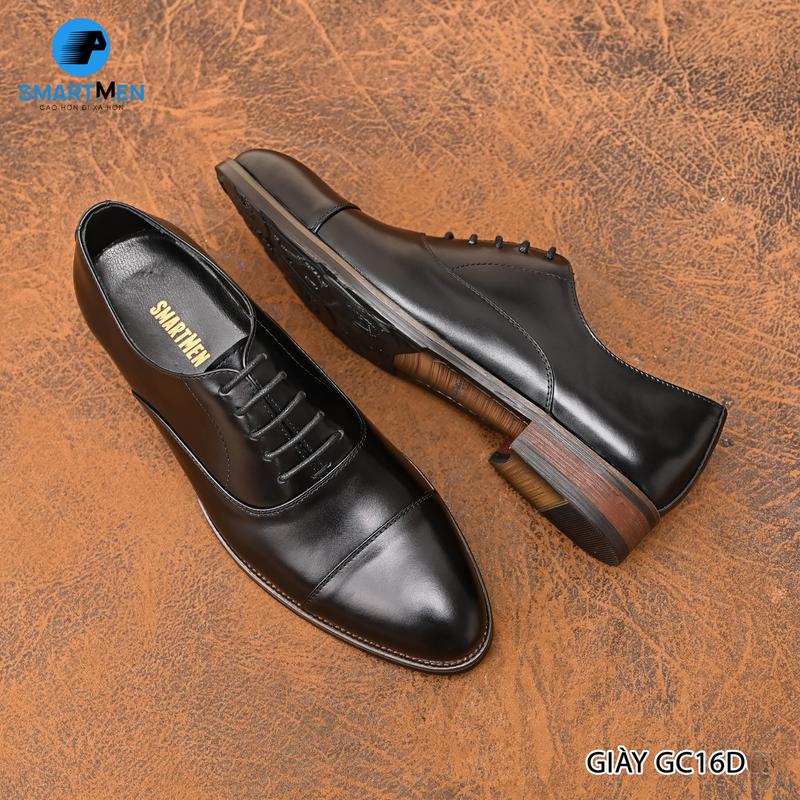 Oxford cao cấp giày công sở cao cấp GC-16-D. Da bò cao cấp nhập khẩu đế phíp gỗ sang trọng. Độ bền tốt di chuyển thoải mái êm chân. Oxford shoes