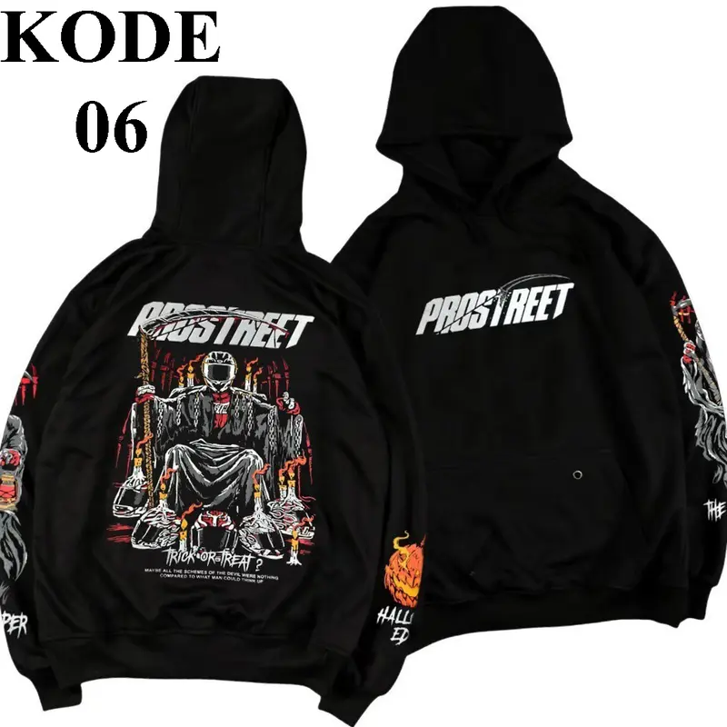 Sweater Hoodie Prostreet White Devil Jepang Sweater Pria Wanita Hoodie Jepang - Jaket Prosstreet white devil - jaket motorr prostreet 6