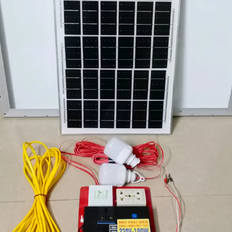 Máy phát điện năng lượng mặt trời mỗi ngày nắng cung cấp 140w 7