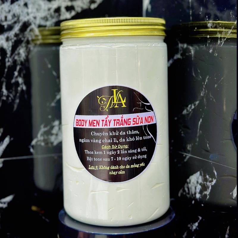 Kem Body Men Tẩy Trắng Sữa Non Khử Thâm Da Chai Lì Da Khó Lên Tone Khử Ngâm Vàng Bật Tone Nhanh (- Women, Nữ ( Hủ 1kg )