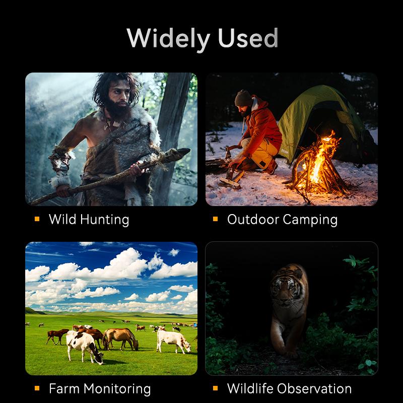 Night Vision Binoculars 7 Gear Infrared Binoculars 10X Digital Zoom 2000mAh 800m Full Dark Telescope Goggles For Hunting Camping