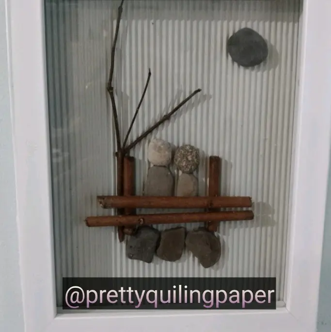 HIASAN DINDING SENI BATU PRETTY QUILING PAPER 6