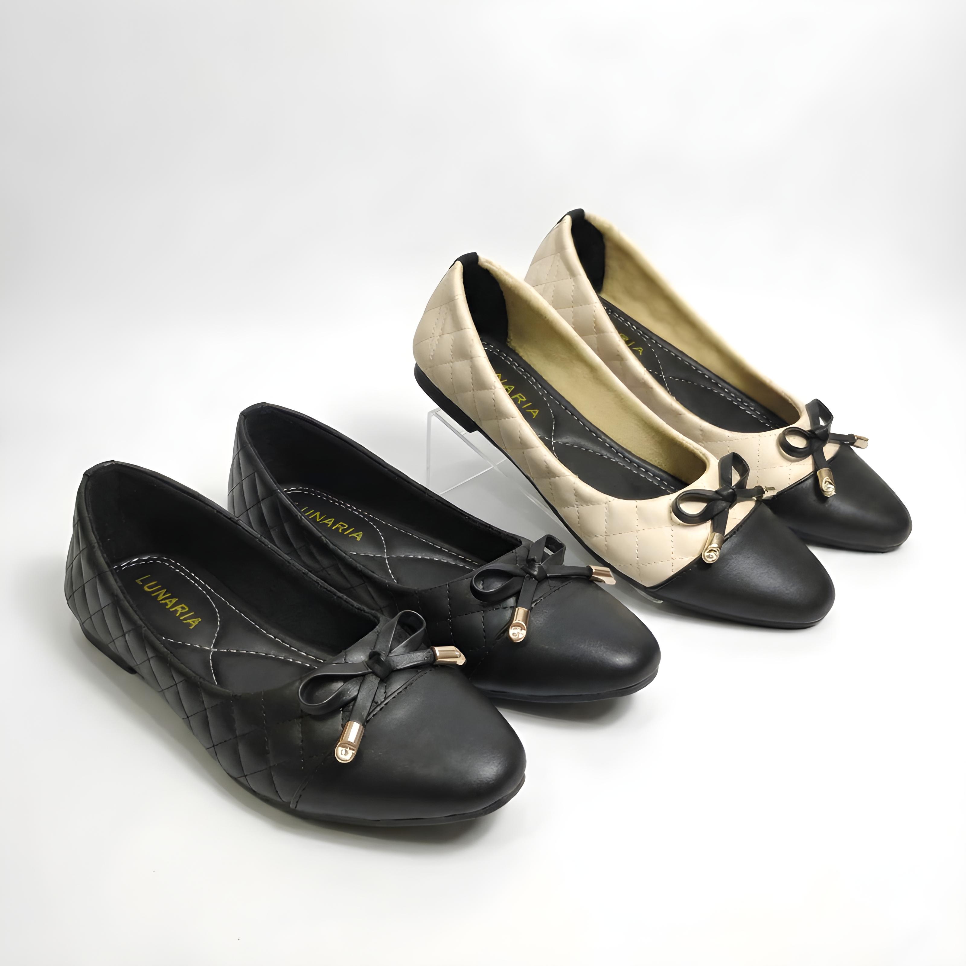 AXL - Sepatu Wanita FlatShoes Pita Sol Karet Non Slip Terbaru LN05
