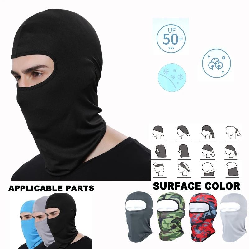 Mặt nạ toàn mặt chống nắng Balaclava xe máy thoáng khí để đi xe đạp và ngoài trời Mũ trùm Thoáng khí, nhanh khô
