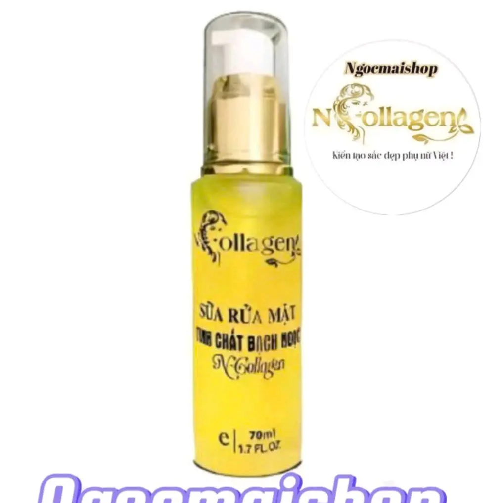 Sữa rửa mặt tinh thể bạch ngọc ncolagen 70ml Tất cả các loại da Skincare