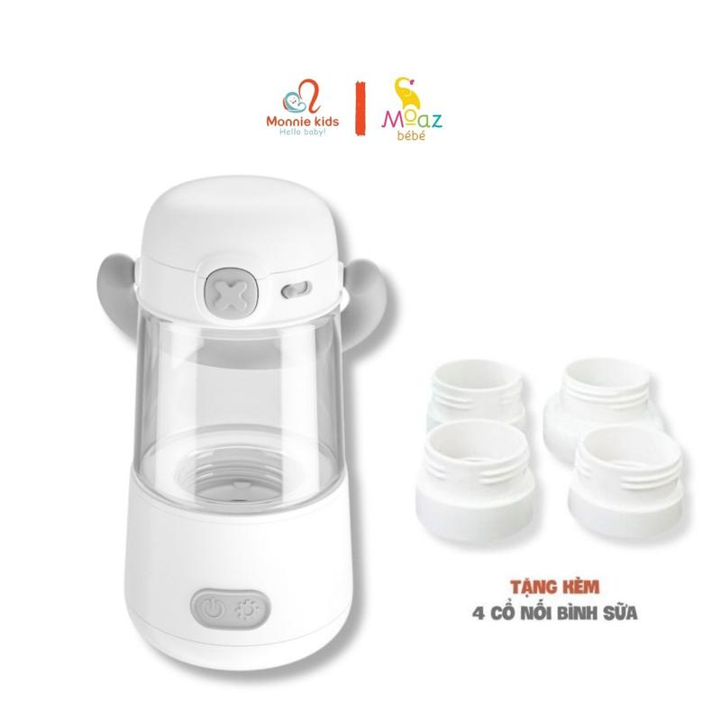  Máy hâm sữa di động Moaz BeBe MB069 máy ủ bình sữa cầm tay cho bé không dây - Monnie Kids 