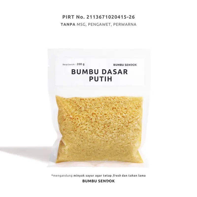 BUMBU SENDOK REFILL Bumbu Dasar Putih / Kuning / Merah / Hijau / Oranye dalam Minyak 200g 0
