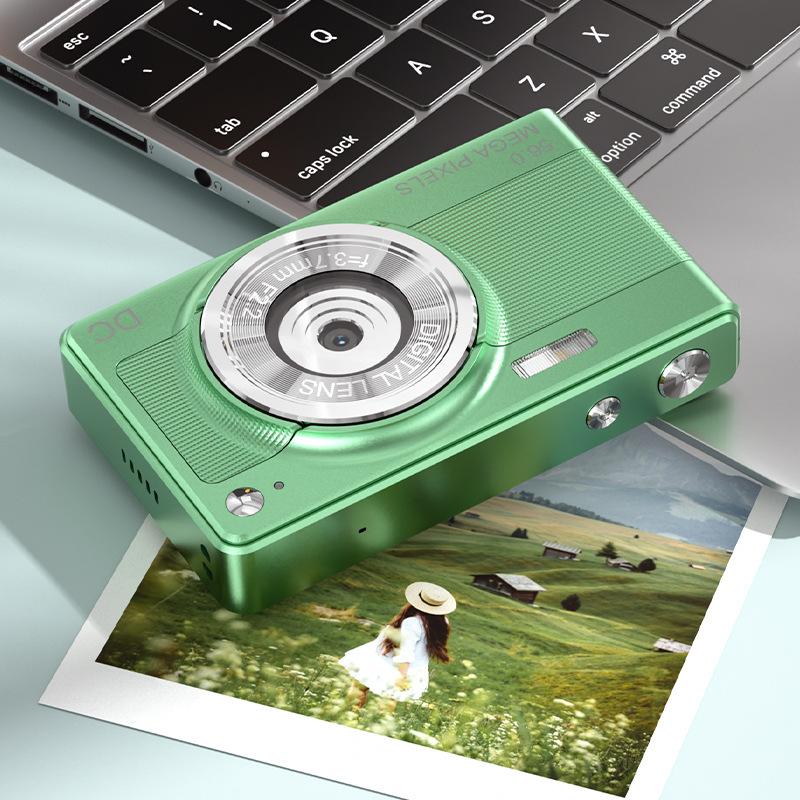 New 56.0million HD Pixel CCD Student Digital Camera AF Auto Focus 1080P Digital Camera Digital Video Camera Camcorder 2.88 Inch IPS Screen 8X Digital Zoom AF Auto Focus Anti-shake Fa 7