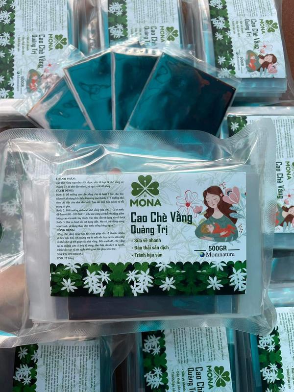 Cao chè vằng Quảng Trị gói 25 miếng 500g nguyên chất