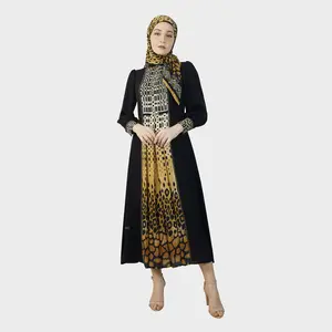 HIKMAT D3040 - Gamis Dress Muslimah Jungle Mirage