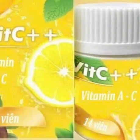 ( chính hãng) 8 hộp vit  A C cam  14 viên- giá sỉ lẻ tốt 1