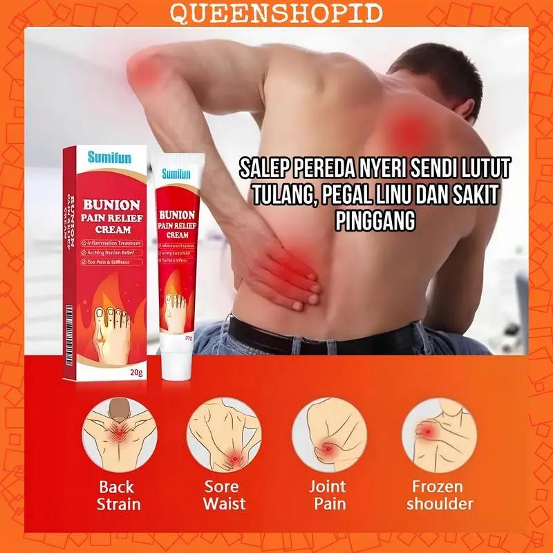 [BISA COD] Sumifun Bunion Pain Relief Cream Pereda Nyeri Sendi Lutut Tulang Pega Linu Dan Sakit Pinggang 0