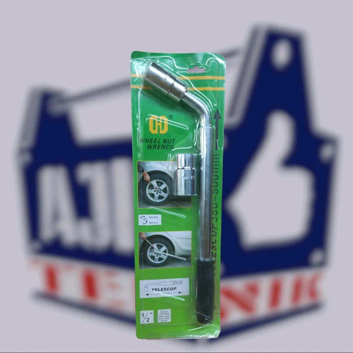 Kunci roda tarik 4 ukuran kunci roda ban mobil telescopic