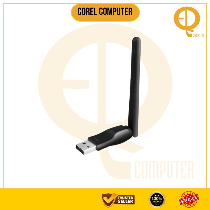WIRELESS USB ADAPTER 300Mbps 2.4GHz / PENANGKAP SINYAL / DONGLE WiFi / USB WIFI ADAPTER / USB DONGLE WIFI 1