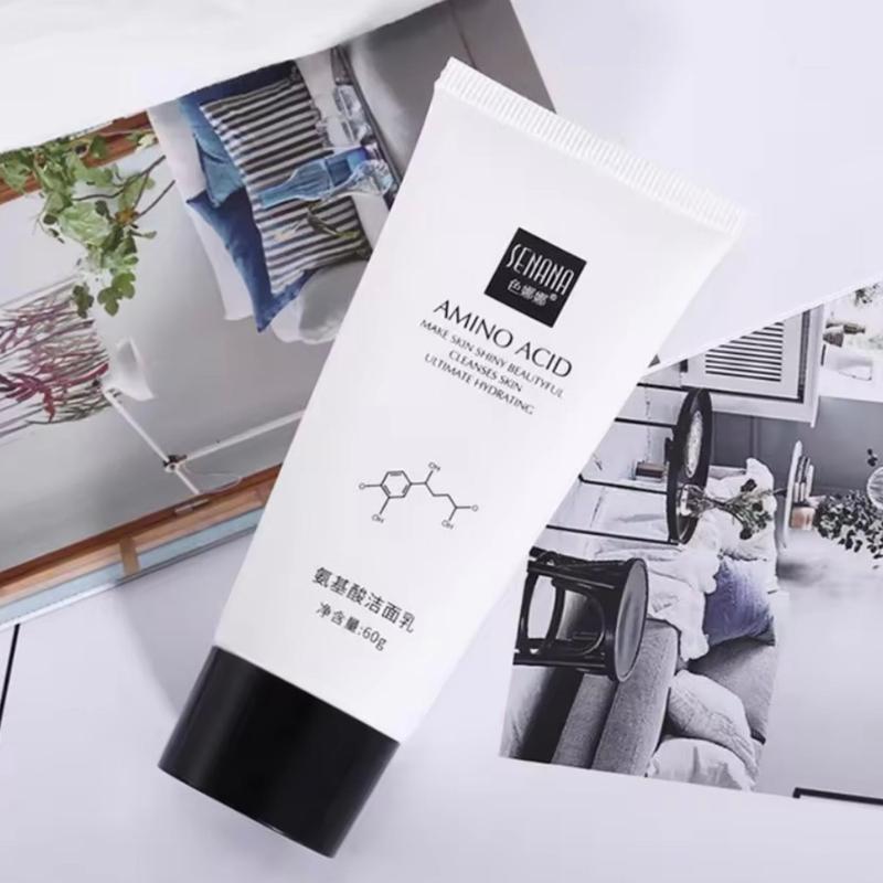 Product Introduction of Combo Sữa Rửa Mặt Amino Acid SENANA 60g Giúp Làm Sạch Sâu Bụi Bẩn Giảm Bã Nhờn Hỗ Trợ Thu Nhỏ Lỗ Chân Lông Cho Bạn Làn Da Mịn Màng 7