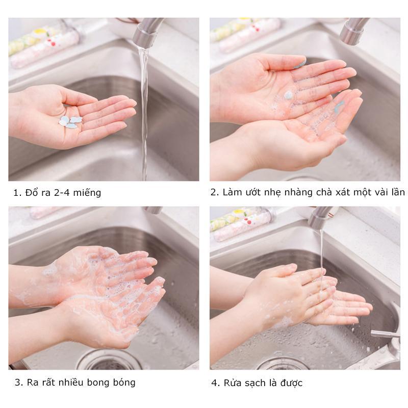 Product Introduction of xà phòng giấy, xà bông giấy rửa tay bỏ túi đi du lịch, đi ra ngoài tiện lợi 0