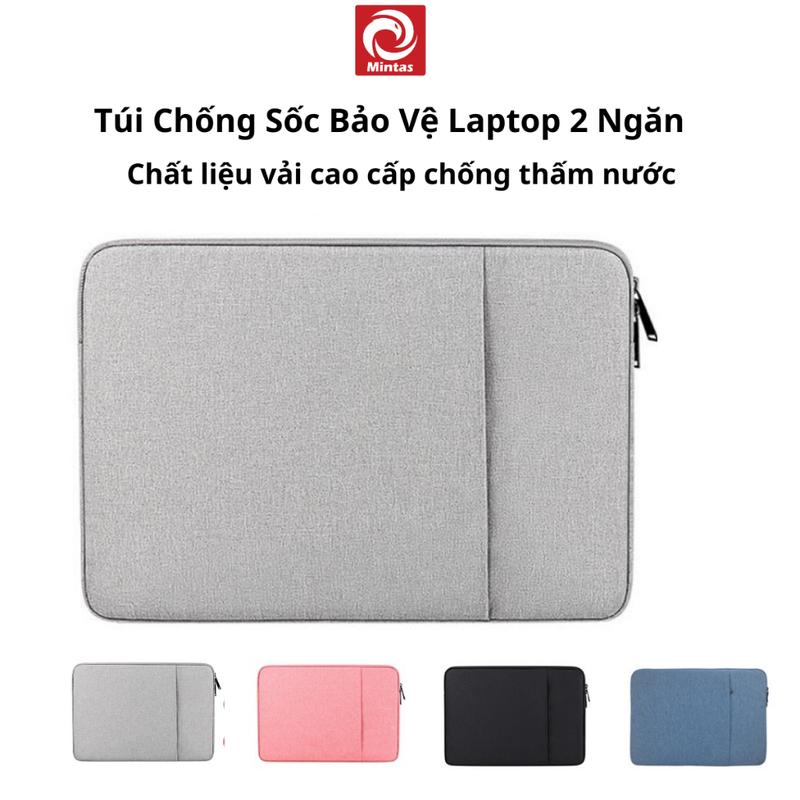 Túi Đựng Laptop 2 Ngăn cho các dòng máy Túi Chống Sốc size 13.3 Inch - 14 inch - 15 inch - 15.6 inch - 16 icnh Cho Cả Nam và nữ Thương Hiệu MINTAS MT Bag 004