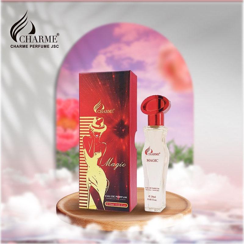 Nước Hoa Vùng Kín Charme Perfume Magic 20ml- Hương Thơm Quyến Rũ Nhẹ Nhàng - Tặng 1 Bịt Khăn Ướt Mini 1