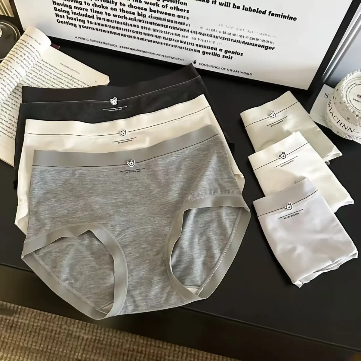 [Mã A14] Set 5 Quần Lót Nữ Cotton Hàn Mềm Mại Thoáng Mát Vikam