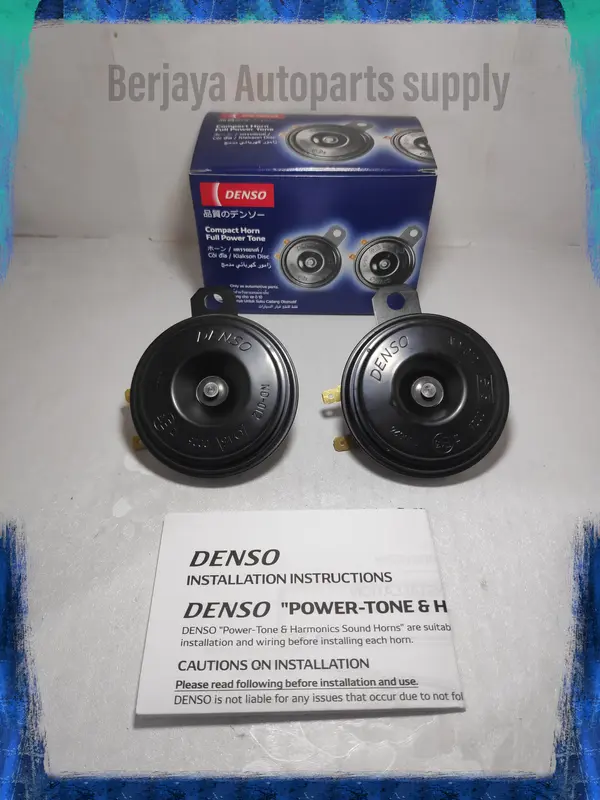 Klakson Piring Denso Disc 12V Suara Innova Fortuner  100% Asli Original 0