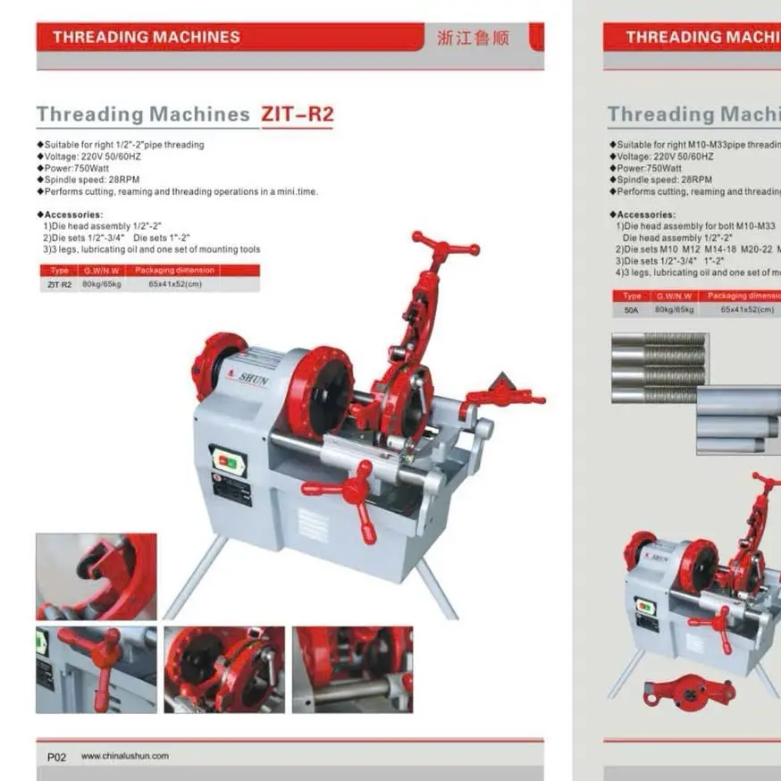Máy tiện ren ống Lushun Z1TR2 ( 21-60mm )