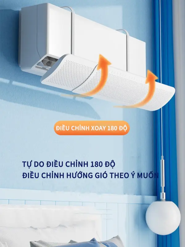 Tấm chắn gió điều hoà, tấm chuyển đổi hướng gió điều hoà, máy lạnh bảo vệ sức khoẻ gia 3