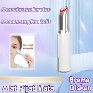 Pen Mini Elektrik Perawatan Wajah dan Mata Anti Penuaan Face Lift Eye Massage Alat Lifting Kulit Pengencangan Penyegaran Pijat Wajah Portable USB Charging