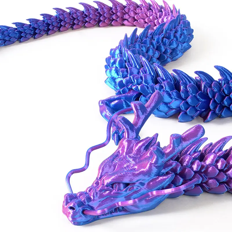 Mainan Action Figure Articulated 3D Dragon Model Pajangan 2