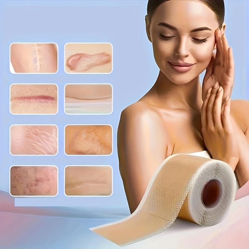 Product Introduction of Silicone Scar Tape Roll - 1.57inch x 59.06inch Invisible Scar Removal Patch, Silicone Gel Tape for Fading and Concealing Scars, Scar Cover Up Adhesive Tape for Surgical, Hyperplastic, Postpartum, and Burn Scars - 1 Rollc 1