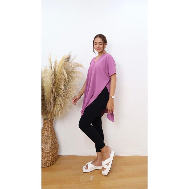 LONG TOP SQUARE CRINKEL AIRPLOW LONG TOP ATASAN WANITA 6