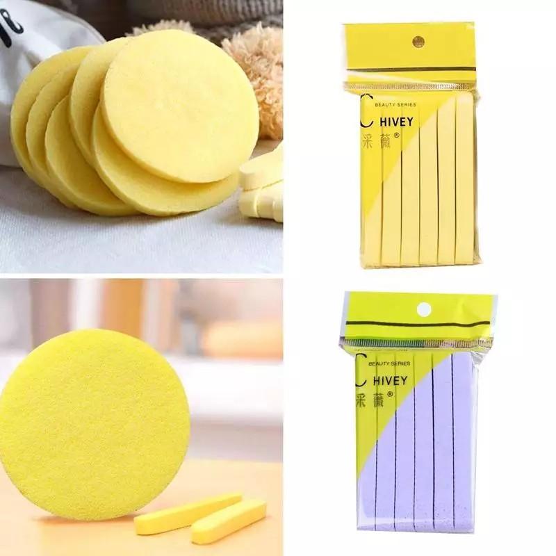 ED - 1 LUSIN 12 BIJI - SPONGE FACIAL STICK / SPONS KENTANG FACIAL / SPONS FACIAL PEMBERSIH MUKA 3