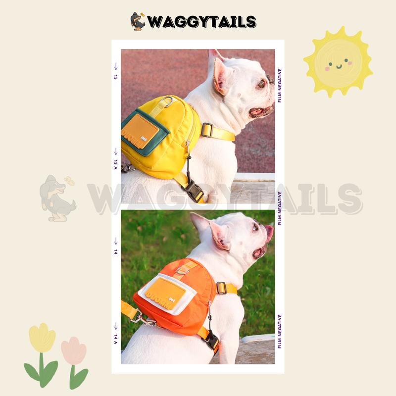 Product Introduction of [SG] Cute Adjustable Harness Bag w Inbuilt Poop Bag Dispenser for Small Medium Large Dog 14