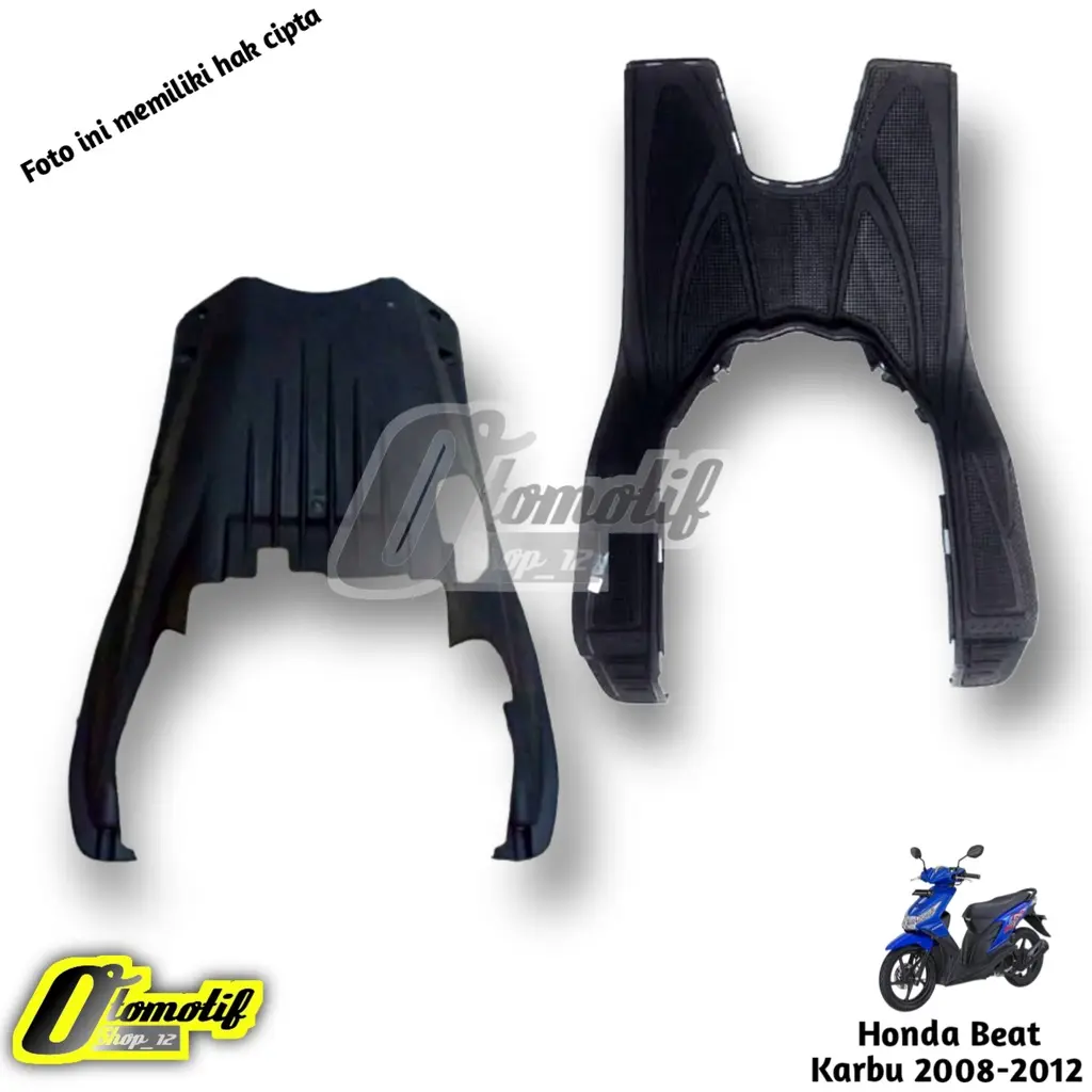 Dek injek dan kolong beat karbu bodres pijakan kaki dan kolong honda beat karbu 2008 2009 2010 2011 2012